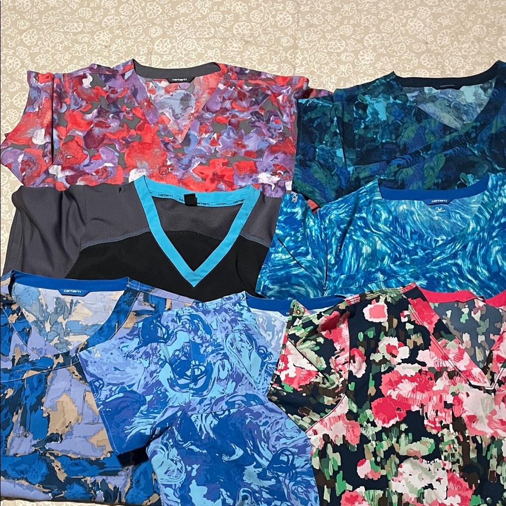 SEVEN carhartt scrub tops shirts